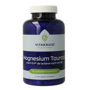 Vitakruid Magnesium Tauraat met Vitamine B6 (P-5-P) 180 Vegetarische capsules