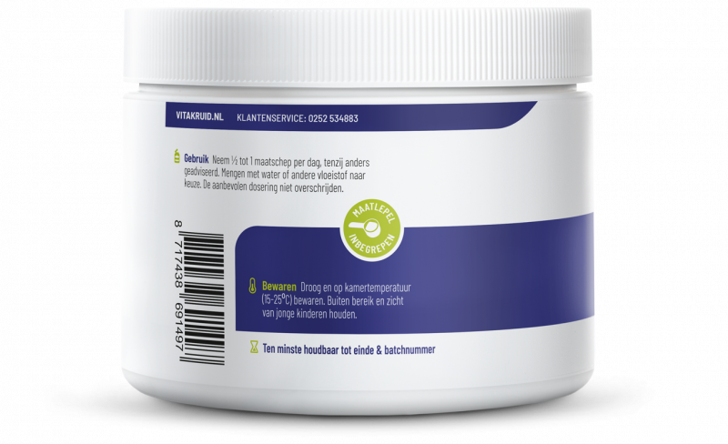 Vitakruid Vitamine C poeder calcium- & magnesiumascorbaat 260.00 Gram