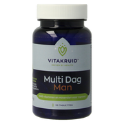 Vitakruid Multi Dag Man 100% Vegan 30.00 Tabletten