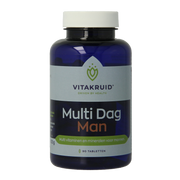 Vitakruid Multi Dag Man 100% Vegan 90 Tabletten