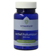 Vitakruid Actief Foliumzuur Quatrefolic 5-MTHF 400 mcg 90.00 Tabletten