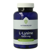 Vitakruid L-Lysine 1000mg met vitamine C 90.00 Tabletten