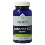 Vitakruid Berberine 500 Rebersa 97-102% berberine zouten 60 Vegetarische capsules
