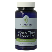 Vitakruid Groene Thee & Bioperine >50% EGCG >80% catechines 60.00 Vegetarische capsules