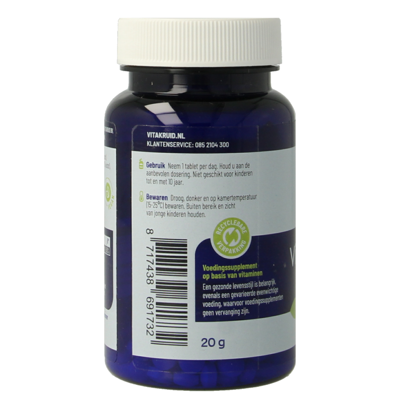 Vitakruid Vitamine D3 Vegan 25 mcg / 1000 IE 120 Tabletten