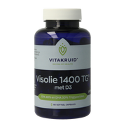 Vitakruid Visolie 1400 TG Triglyceriden met D3 60.00 Softgels