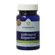 Vitakruid Saffraan 28 mg (Affron) & Bioperine 60.00 Vegetarische capsules