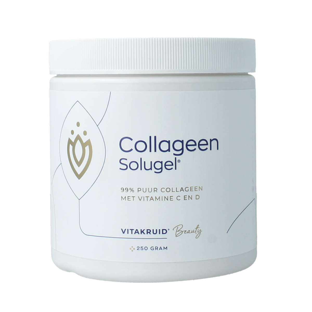 Vitakruid Collageen Solugel poeder met vitamine C & D 250.00 Gram