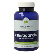 Vitakruid Ashwagandha 5% withanoliden KSM-66 & Bioperine 90.00 Vegetarische capsules
