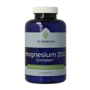 Vitakruid Magnesium 200 Complex Tauraat Malaat Bisglycinaat 180.00 Tabletten
