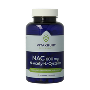Vitakruid NAC 600 mg N-Acetyl-L-Cysteine 90.00 Vegetarische capsules