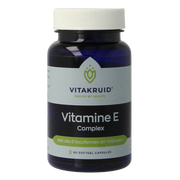 Vitakruid Vitamine E Complex 8 tocoferolen en -trienolen 60 Softgels