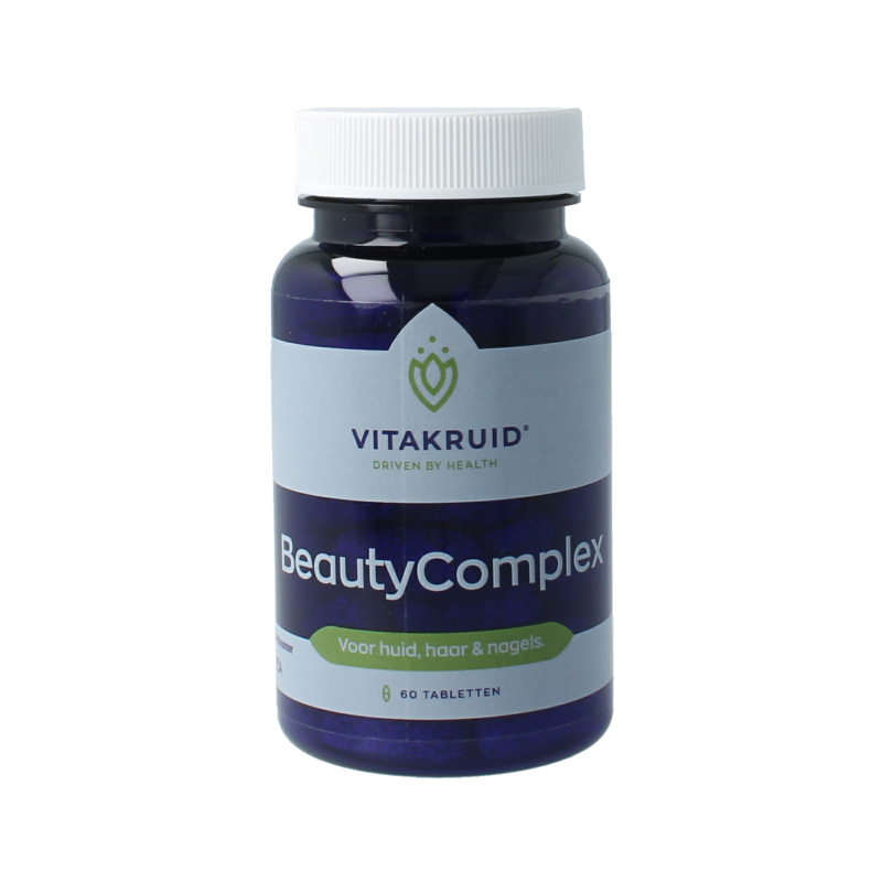 Vitakruid BeautyComplex met Keratine Hyaluronzuur & biotine 60 Tabletten