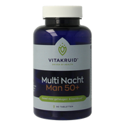 Vitakruid Multi Nacht Man 50+ 100% Vegan 90.00 Tabletten
