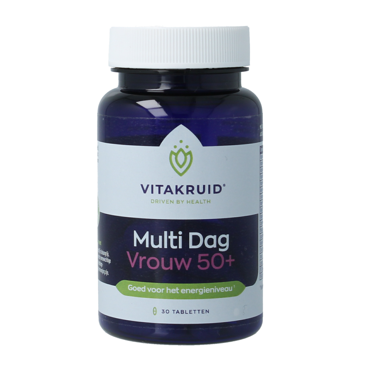 Vitakruid Multi Dag Vrouw 50+ 100% Vegan 30.00 Tabletten