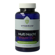 Vitakruid Multi Nacht Vrouw 50+ 100% Vegan 90 Tabletten