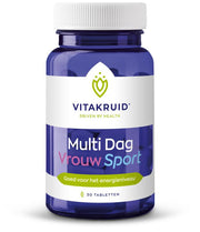 Vitakruid Multi Dag Vrouw Sport 100% Vegan 30.00 Tabletten