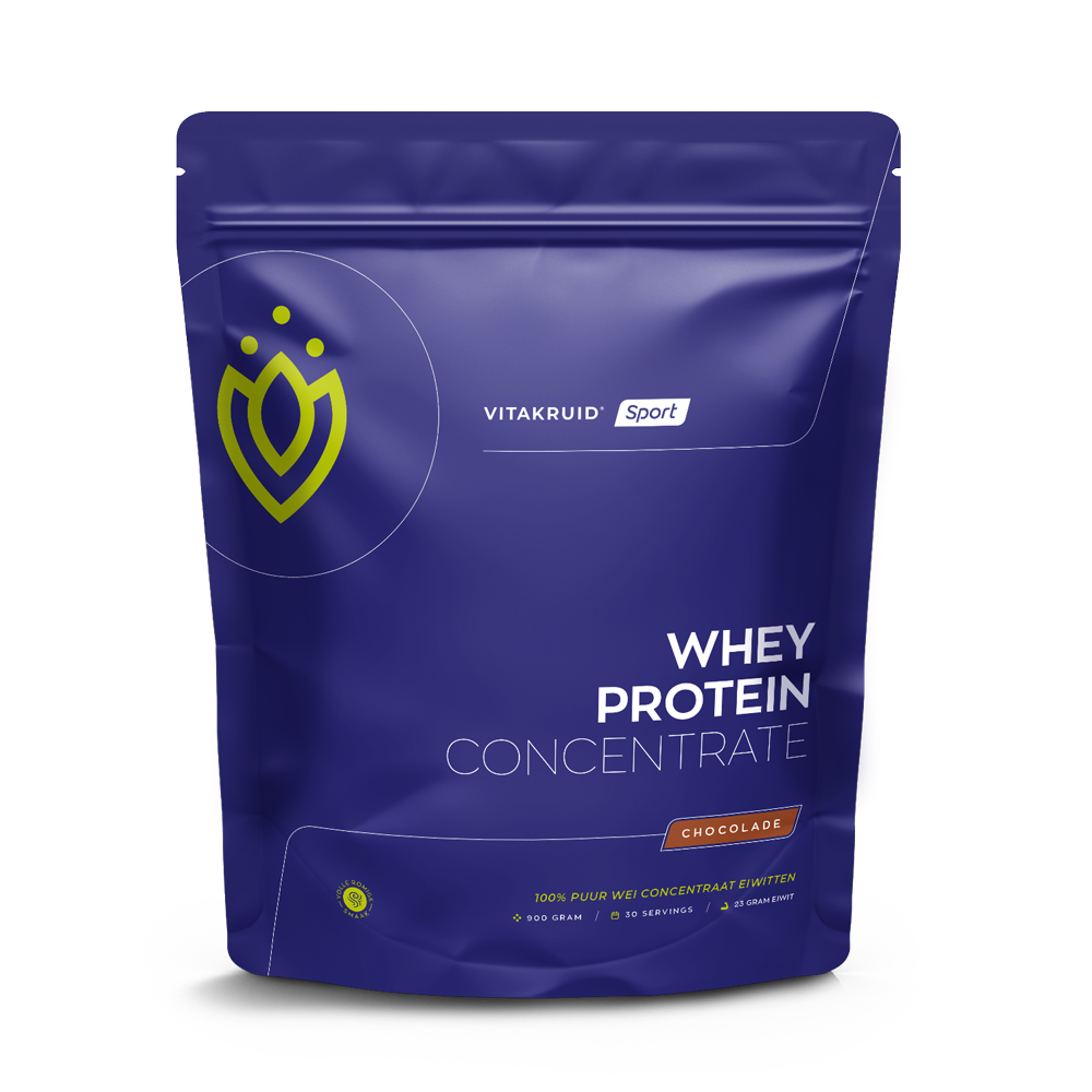 Vitakruid Whey protein concentrate  chocolade 900 Gram