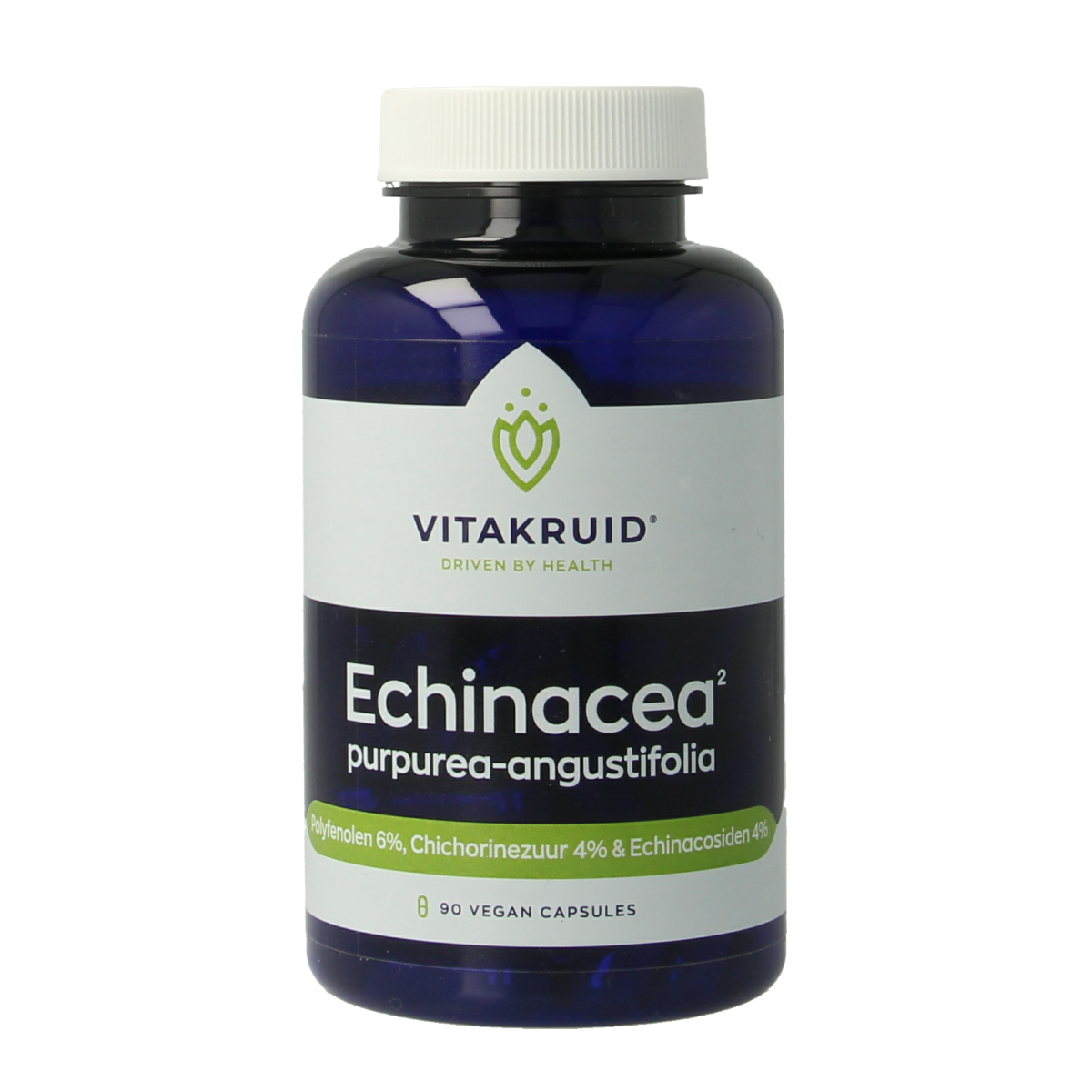 Vitakruid Echinacea 600 purpurea (4%) angustifolia (6%, 4%) 90.00 Vegetarische capsules