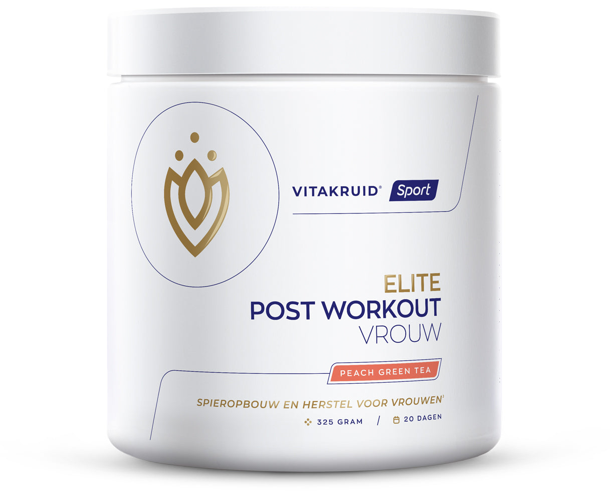 Vitakruid Elite post workout vrouw BCAA 4:1:1 & elektrolyten 325.00 Gram