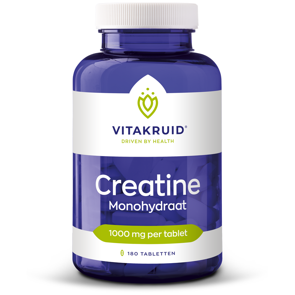 Vitakruid Creatine monohydraat 1000mg 180 Tabletten