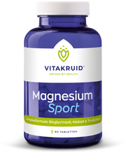 Vitakruid Magnesium sport bisglycinaat malaat tri-dicitraat 90.00 Tabletten