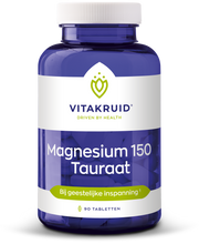 Vitakruid Magnesium 150 Tauraat met vitamine B6 (P-5-P) 90.00 Tabletten