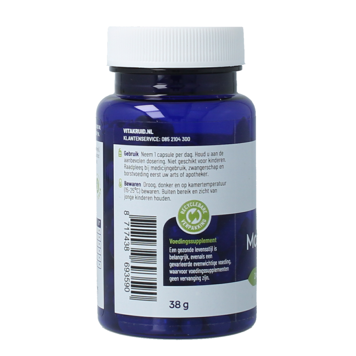 Vitakruid Maca3 complex zwart 10:1, geel 25:1 & rood 30:1 90.00 Vegetarische capsules
