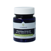 Vitakruid Vitamine D3 & K2 in MCT-olie voor verhoogde opname 90.00 Softgels