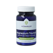 Vitakruid Magnesium Tauraat met vitamine B6 (P-5-P) 30.00 Vegetarische capsules