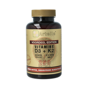 Artelle Vitamine D3 25mcg + K2 37,5 mcg MK-7 250.00 Softgels