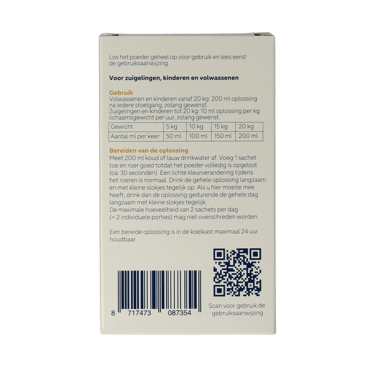 Service Apotheek ORS sachet 15.00 Stuks