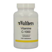 Walthers Vitamine C 1000 mg bioflav/rozenbottel 100.00 Tabletten