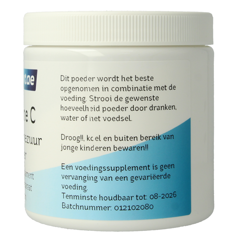 Nova Vitae Vitamine C ascorbinezuur poeder 500 Gram