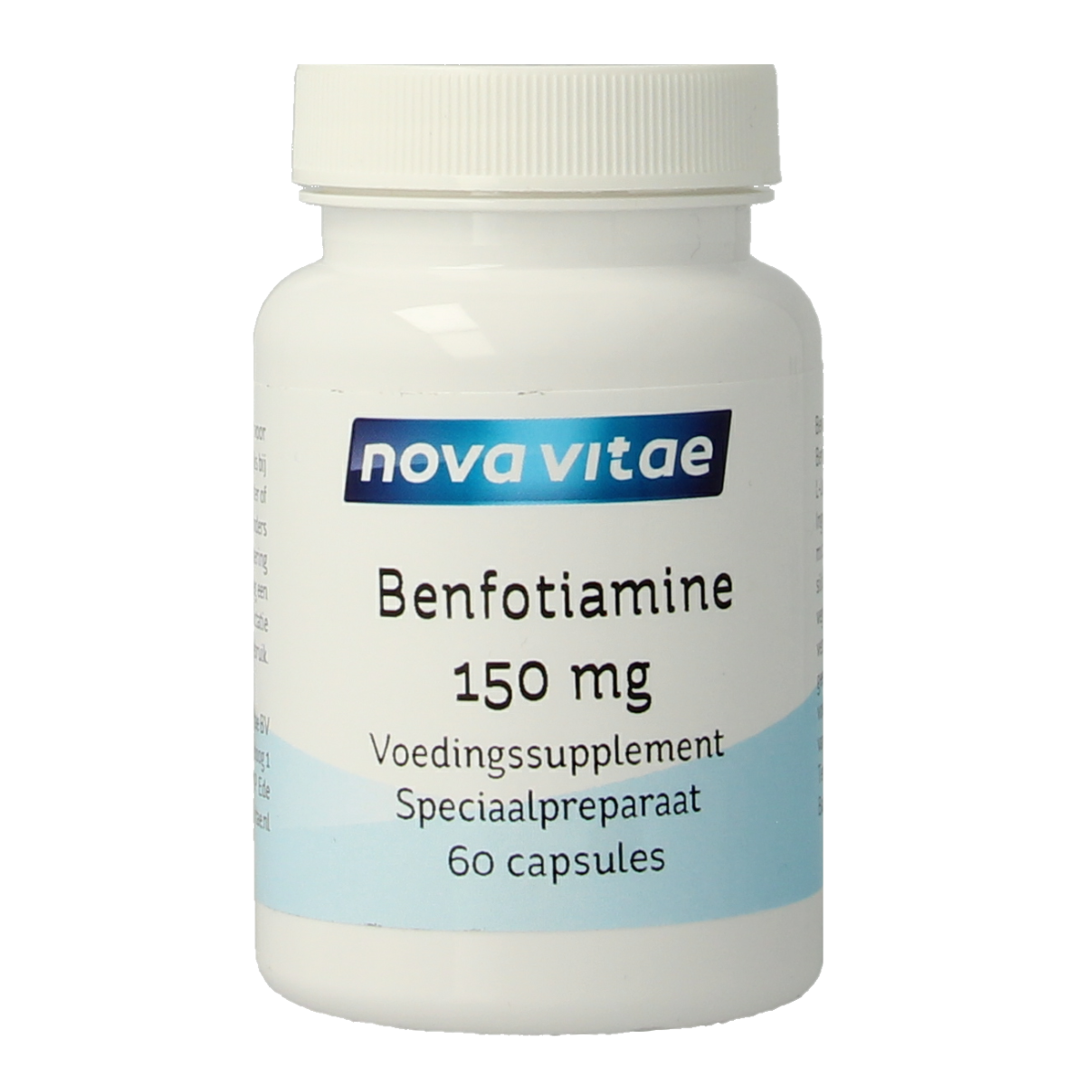 Nova Vitae Benfotiamine (vitamine B1) 150mg 60.00 Vegetarische capsules