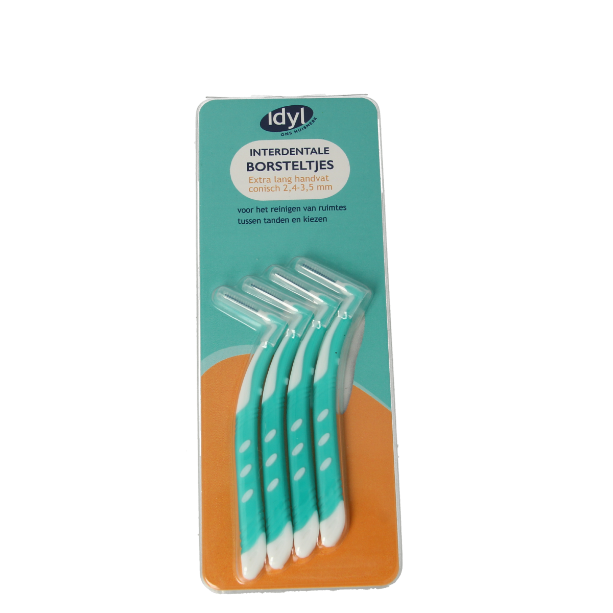 Idyl Interdentale borstel conisch extra lang XL 2.5 - 3 4.00 Stuks