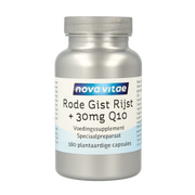 Nova Vitae Rode gist rijst + 30mg Q10 180.00 Vegetarische capsules