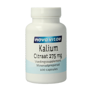 Nova Vitae Kalium citraat 275mg 100.00 Capsules