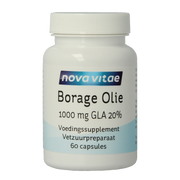 Nova Vitae Borage olie 1000mg GLA 20% 60.00 Capsules