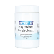 Nova Vitae Magnesium bisglycinaat poeder 200.00 Gram