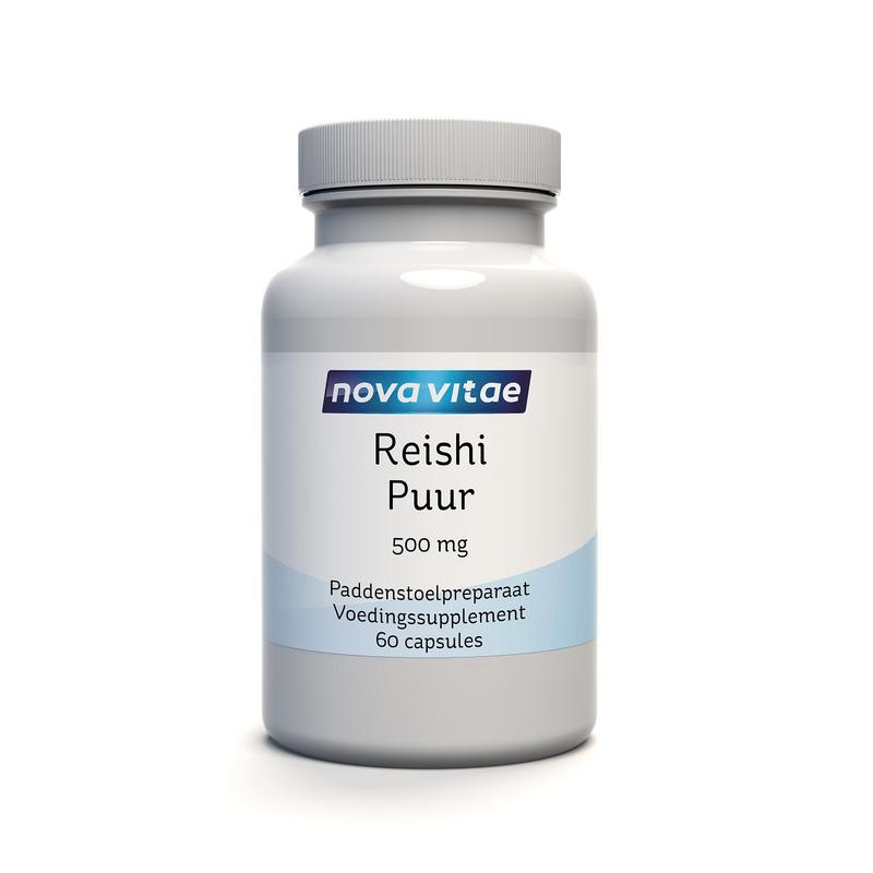 Nova Vitae Reishi puur 500mg 60.00 Capsules