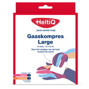 Heltiq Gaaskompressen 10 x 10cm 10.00 Stuks