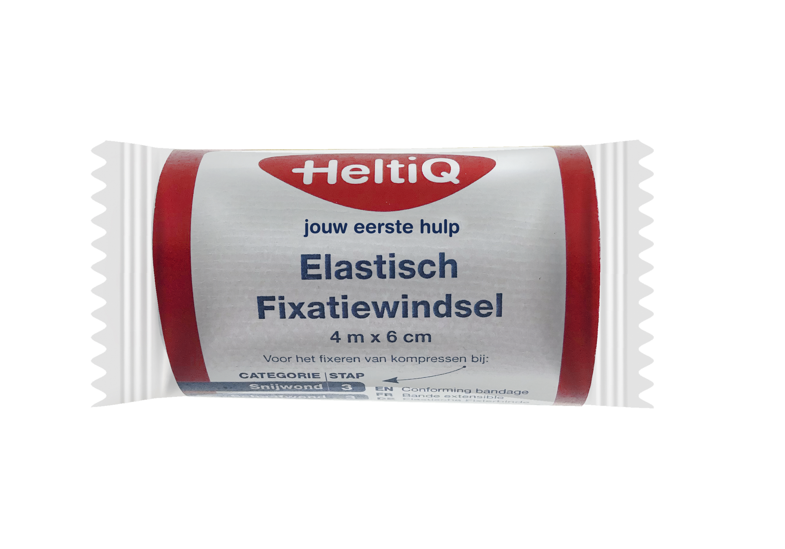 Heltiq Elastisch fixatiewindsel 4m x 6cm 1.00 Stuks