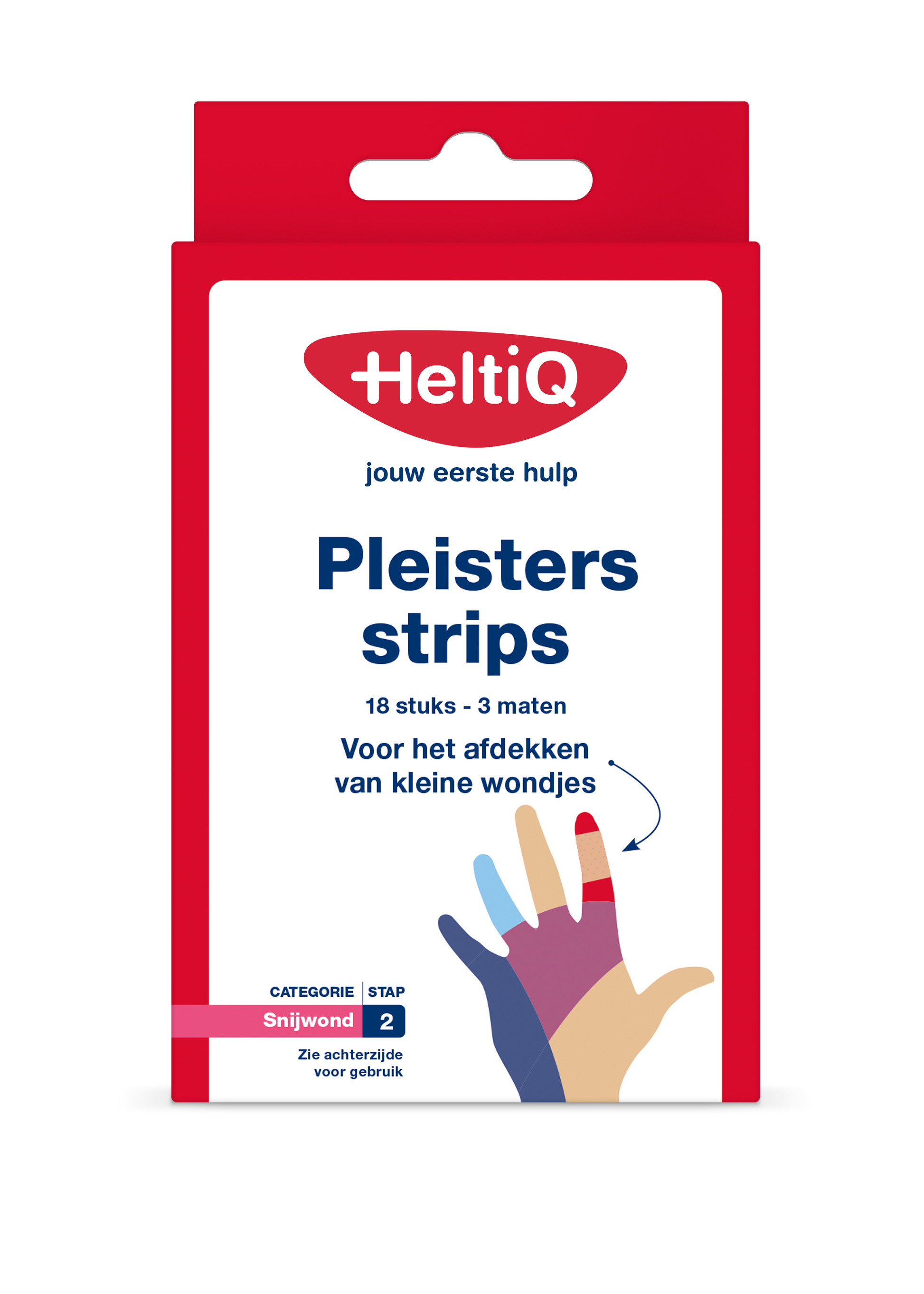 Heltiq Pleisterstrips waterafstotend & elastisch 18.00 Stuks