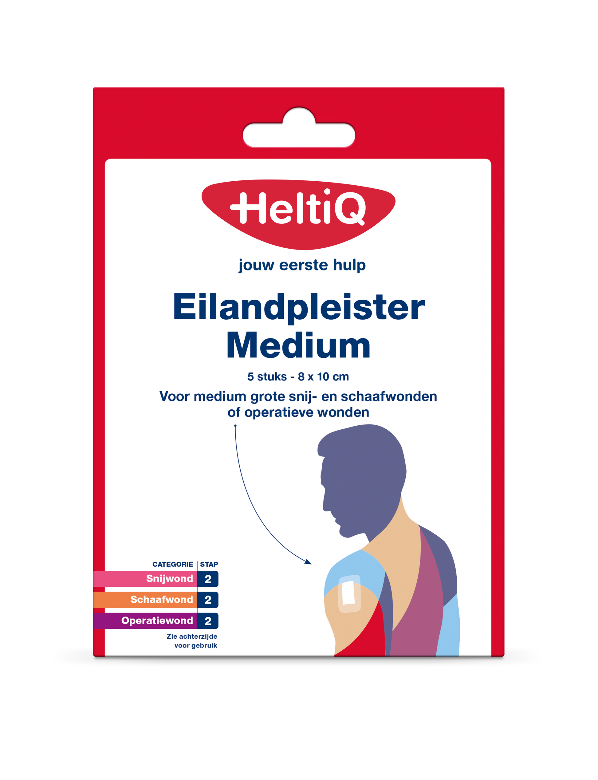 Heltiq Eilandpleisters 8 x 10cm 5.00 Stuks