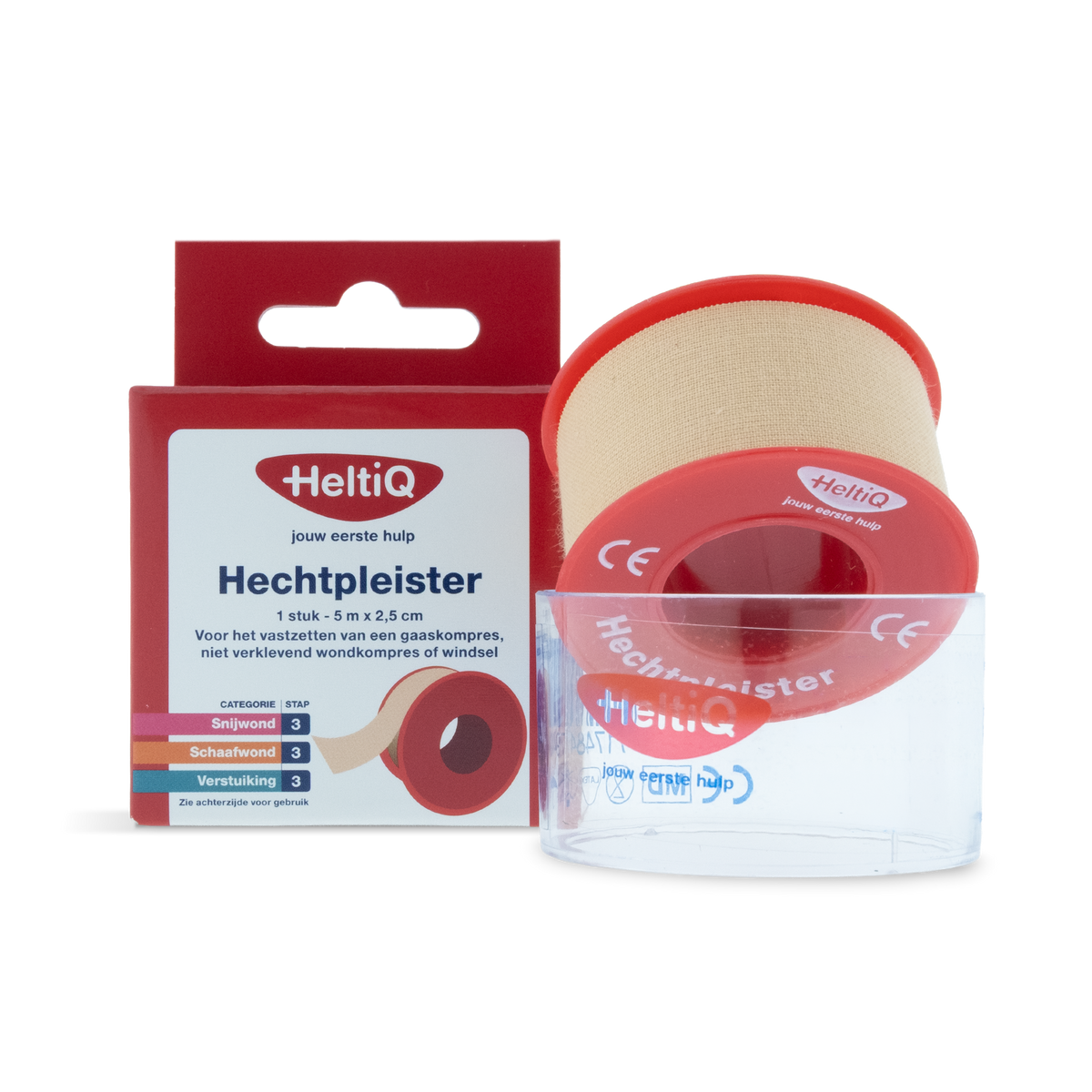 Heltiq Hechtpleister 2.5cm x 5m 1.00 Stuks