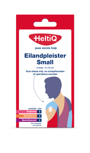 Heltiq Eilandpleisters small 5 x 7.5cm 8.00 Stuks