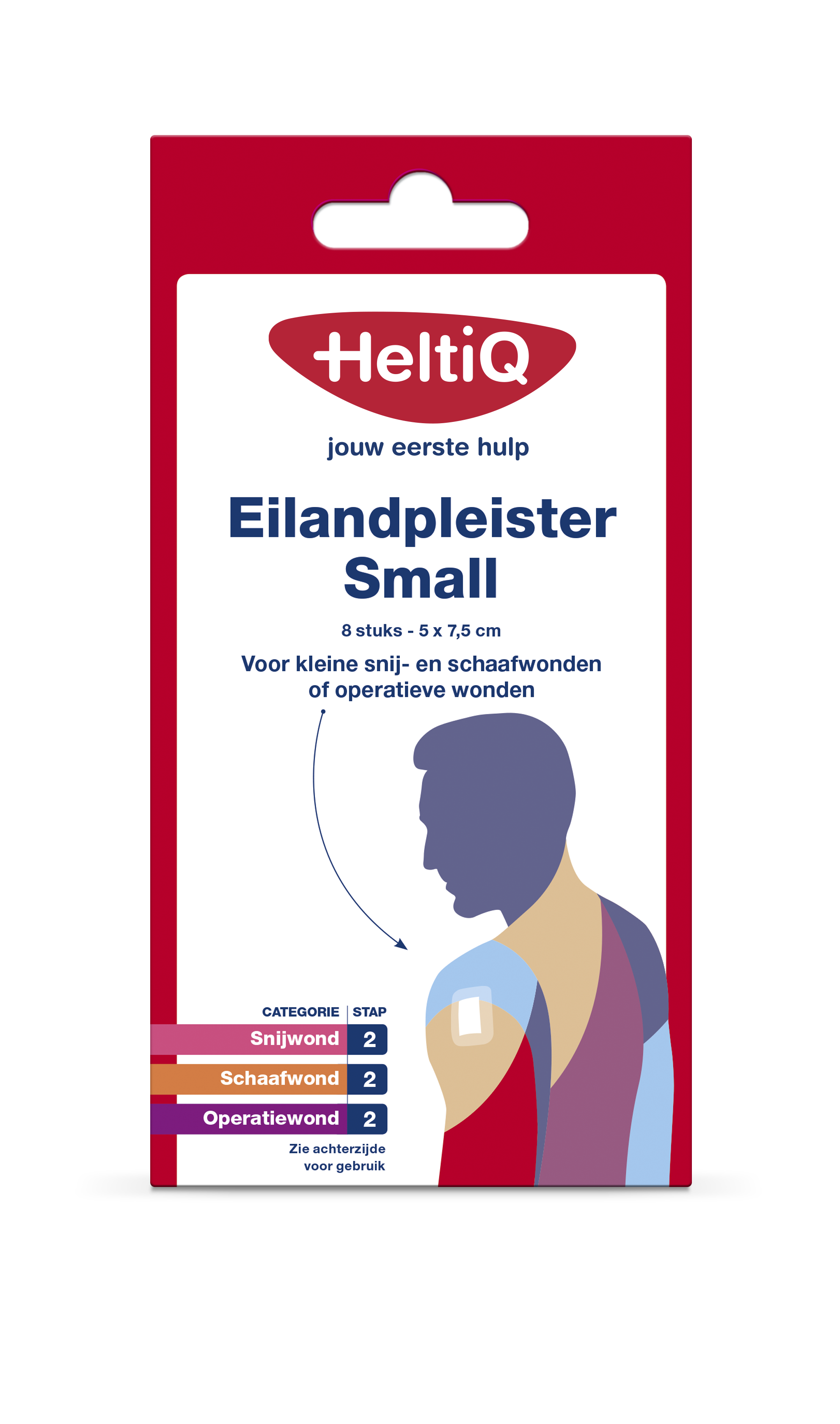 Heltiq Eilandpleisters small 5 x 7.5cm 8.00 Stuks