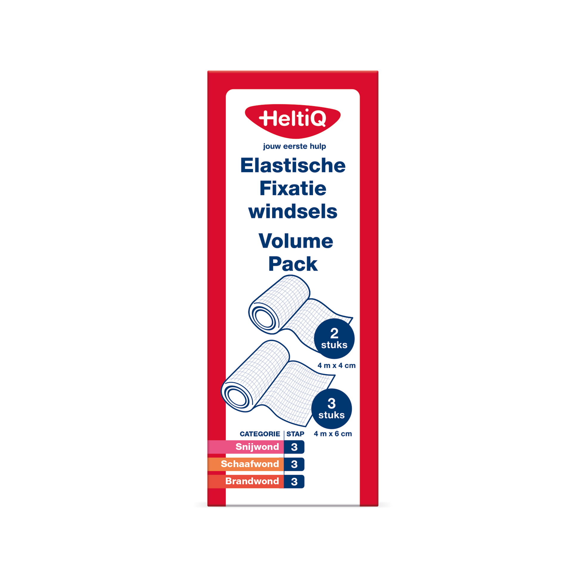 Heltiq Elastische fixatiewindsels volume pack 5.00 Stuks