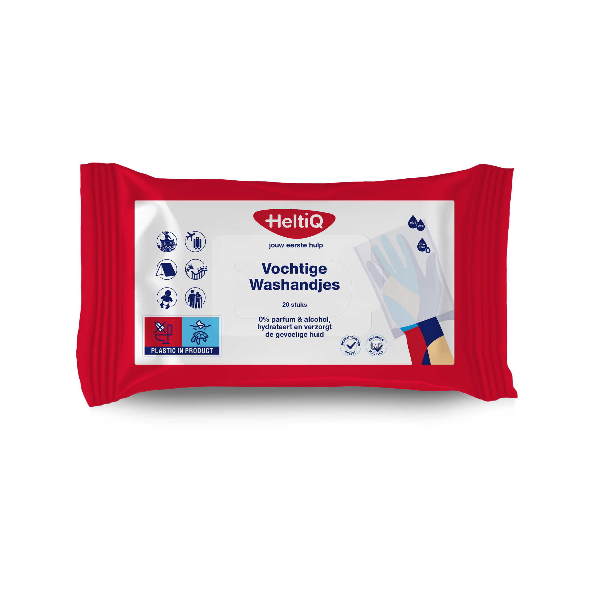 Heltiq Vochtige washandjes 20.00 Stuks